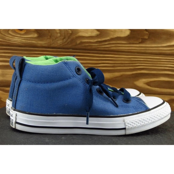 Converse All Star Toddler Unisex 13 Medium Blue High Top Fabric 659970F - Picture 4 of 9